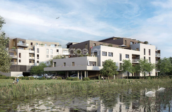 Résidence neuve sécurisée - Appartement 4 pièces avec terrasse, place de stationnement et ascenseur - NOTRE-DAME-DE-BONDEVILLE - 76.17m2 — photo 2