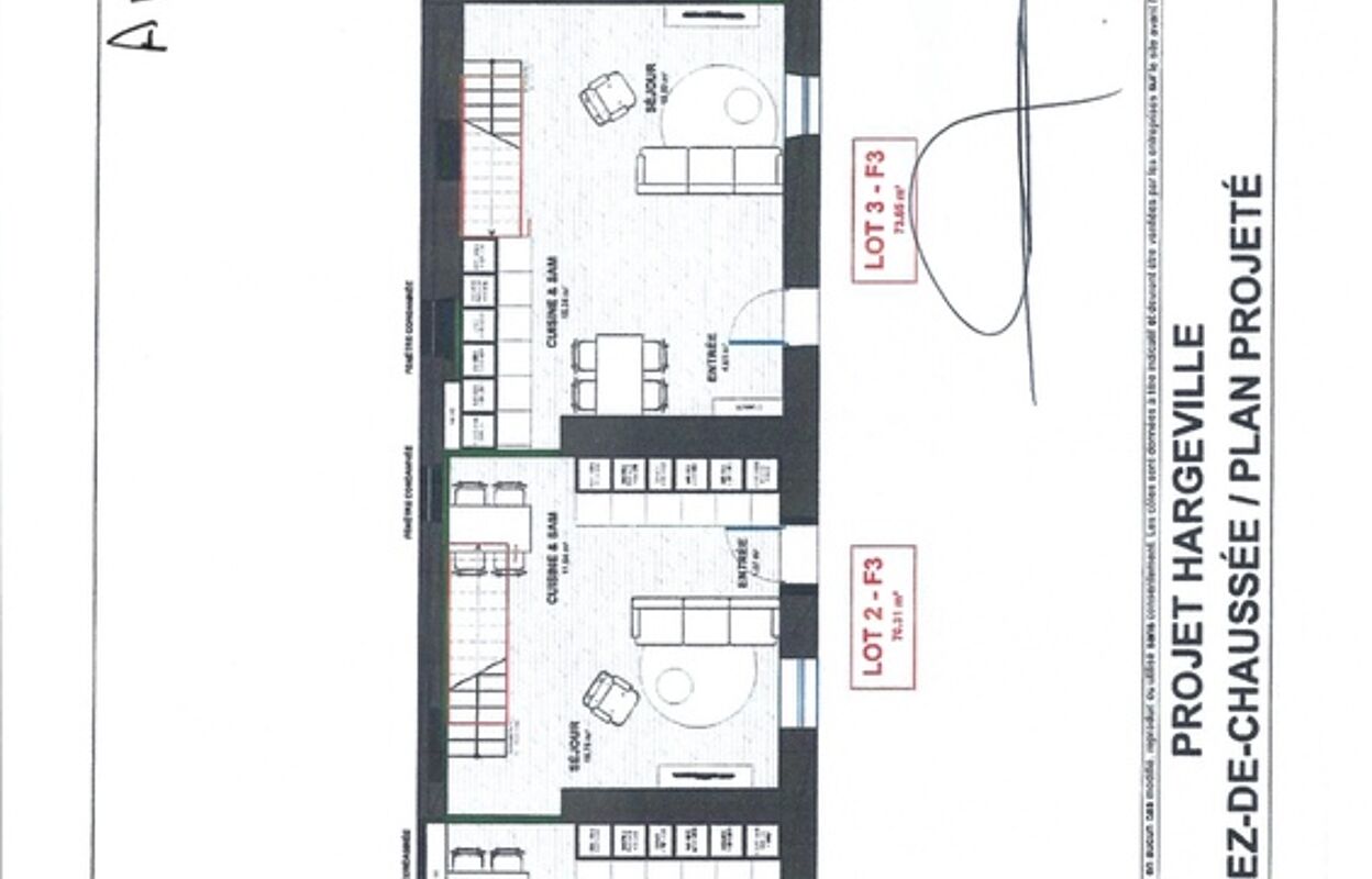 maison 3 pièces 74 m2 à vendre à Hargeville (78790)
