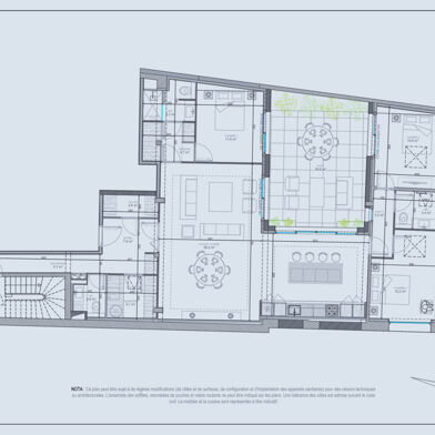Appartement 4 pièces 141 m²
