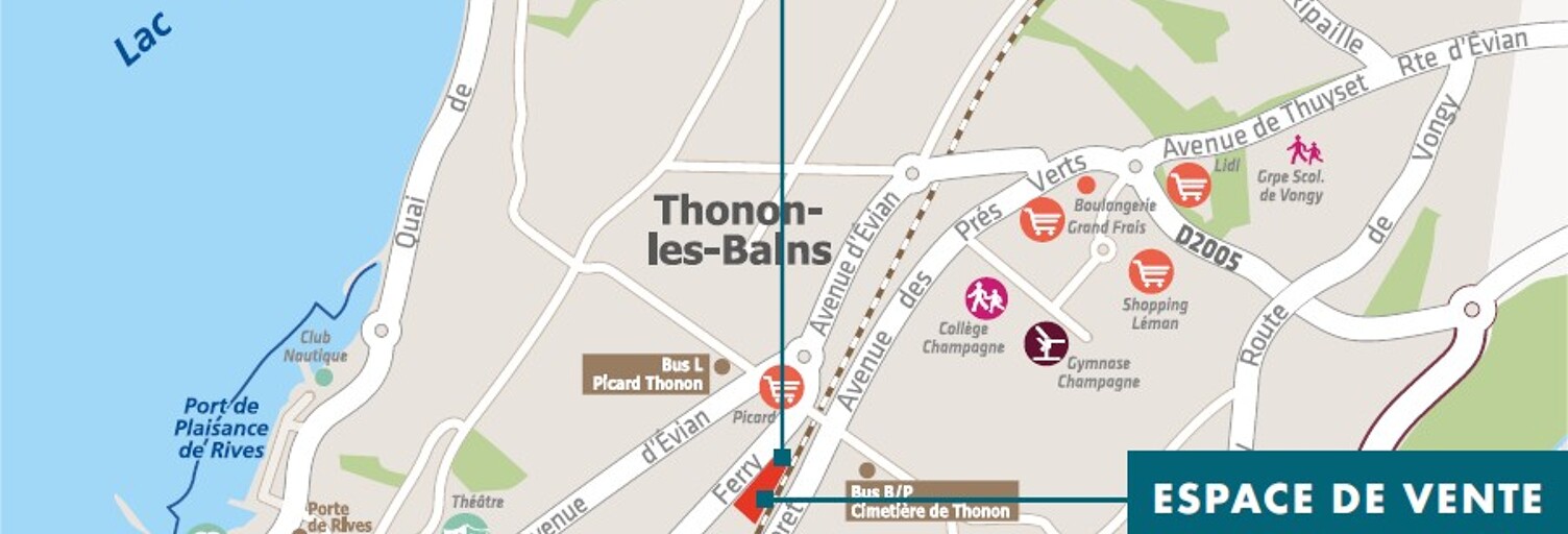 Appartement neuf T4, T6 Pièce 83 à 140 m² à vendre à Thonon-les-Bains (74200)