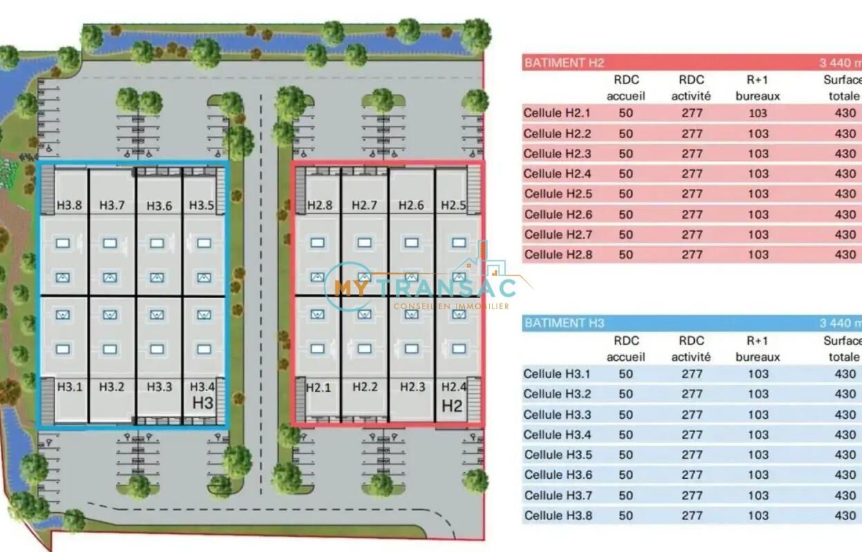 local industriel  pièces 430 m2 à vendre à Flins-sur-Seine (78410)