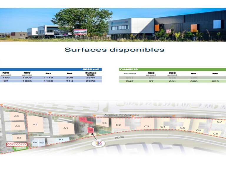 A VENDRE Locaux Neufs à partir de 2 788m² à Tremblay Parc Aérolians — photo 1