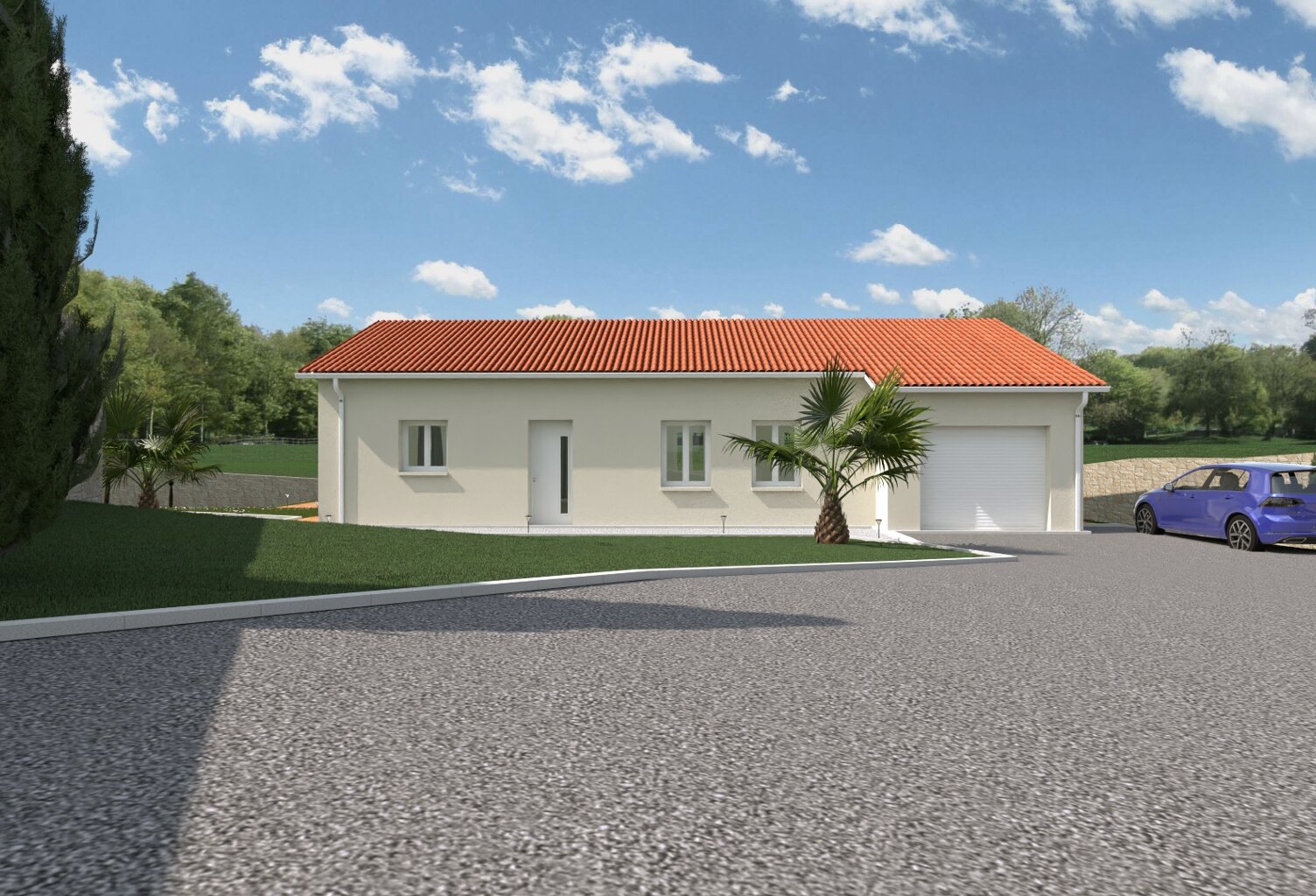 Construction neuve avec 3 chambres sur terrain à La Croix de Marlet, entre Unieux, Roche la Molière, et Saint Victor sur Loire, proche Saint Etienne, entre Loire et Haute-Loire — photo 1