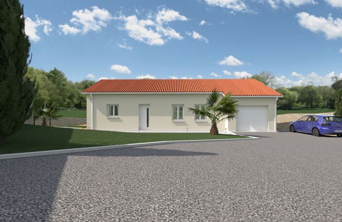 Construction neuve avec 3 chambres sur terrain à La Croix de Marlet, entre Unieux, Roche la Molière, et Saint Victor sur Loire, proche Saint Etienne, entre Loire et Haute-Loire — photo 2