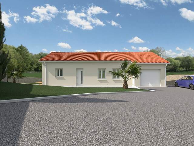 Construction neuve avec 3 chambres sur terrain à La Croix de Marlet, entre Unieux, Roche la Molière, et Saint Victor sur Loire, proche Saint Etienne, entre Loire et Haute-Loire — photo du bien
