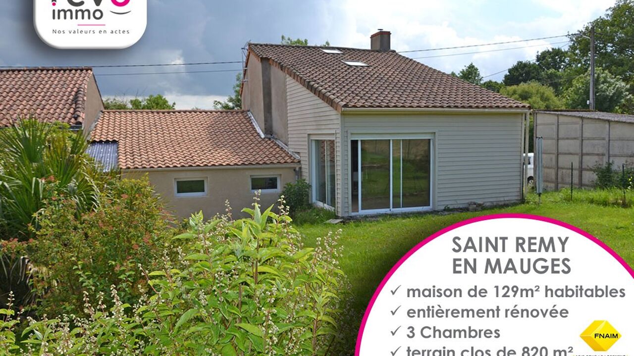 maison 5 pièces 129 m2 à vendre à Saint-Remy-en-Mauges (49110)