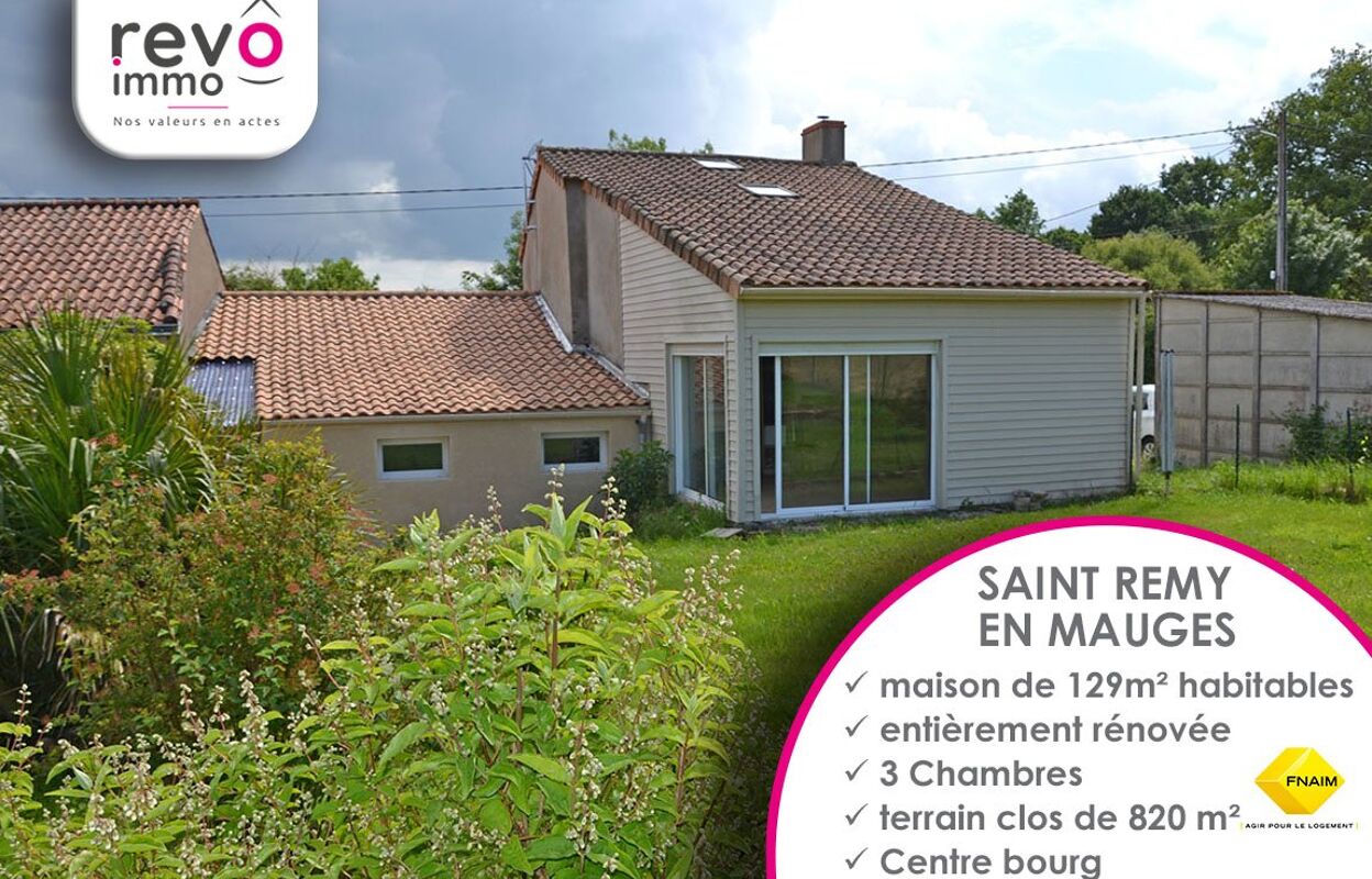 maison 5 pièces 129 m2 à vendre à Saint-Remy-en-Mauges (49110)