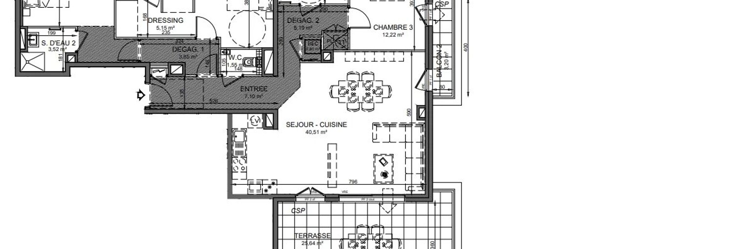 Appartement 5 Pièces 116 m² à vendre à Le Cannet (06110)