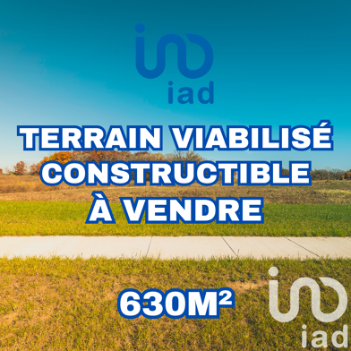 Terrain 630 m²