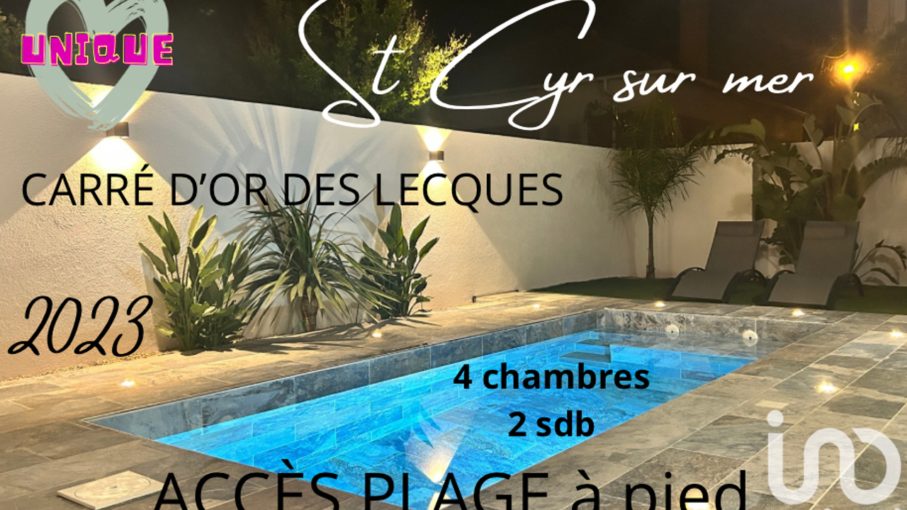 maison 5 pièces 128 m2 à vendre à Saint-Cyr-sur-Mer (83270)