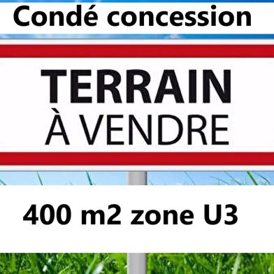 Terrain 400 m²