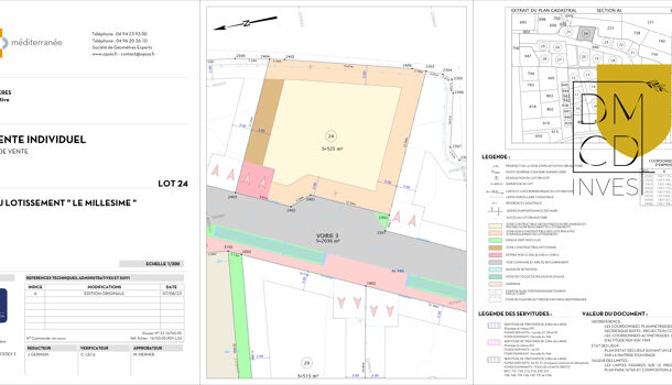 Terrain  à vendre Pourrières 83910
