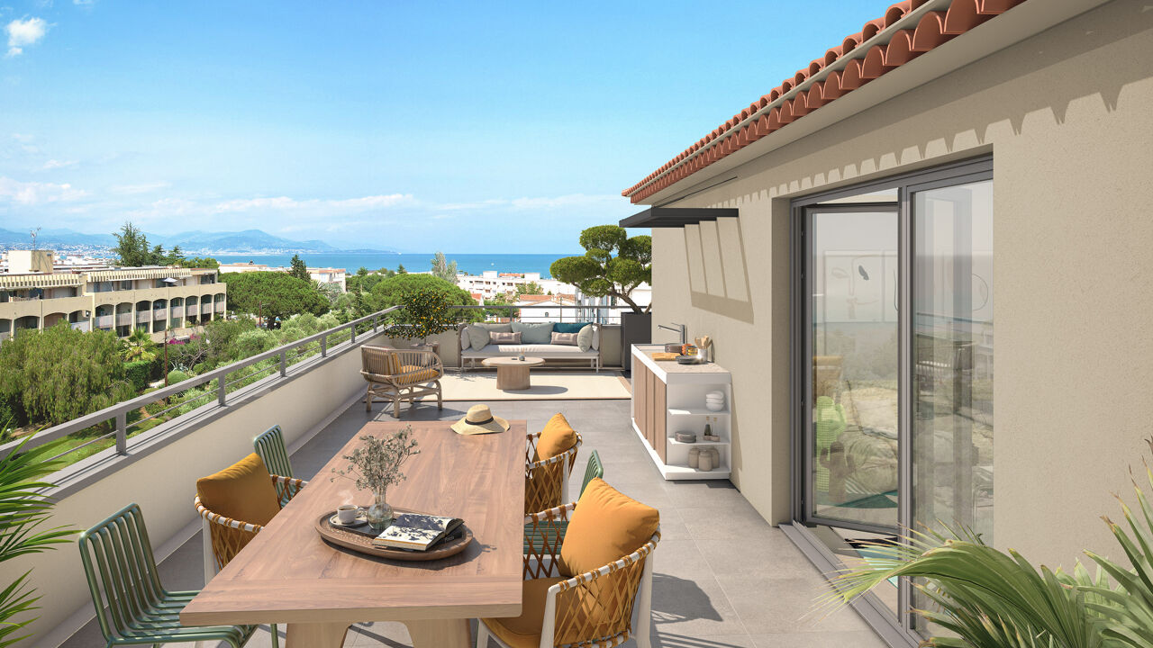 appartement neuf T2, T3, T4 pièces 42 à 105 m2 à vendre à Antibes (06600)