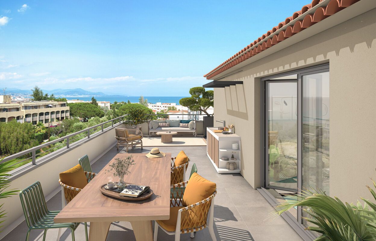 appartement neuf T2, T3, T4 pièces 42 à 105 m2 à vendre à Antibes (06600)