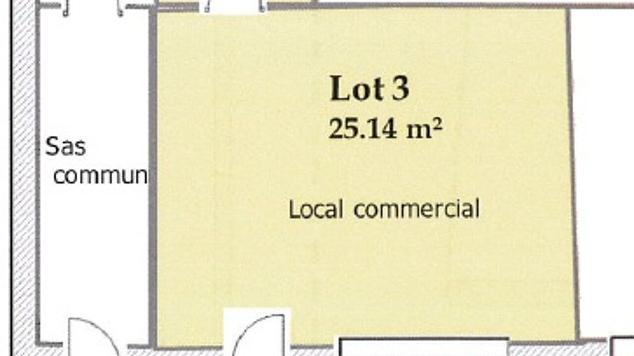 commerce  pièces 25 m2 à louer à Saint-Genis-Laval (69230)