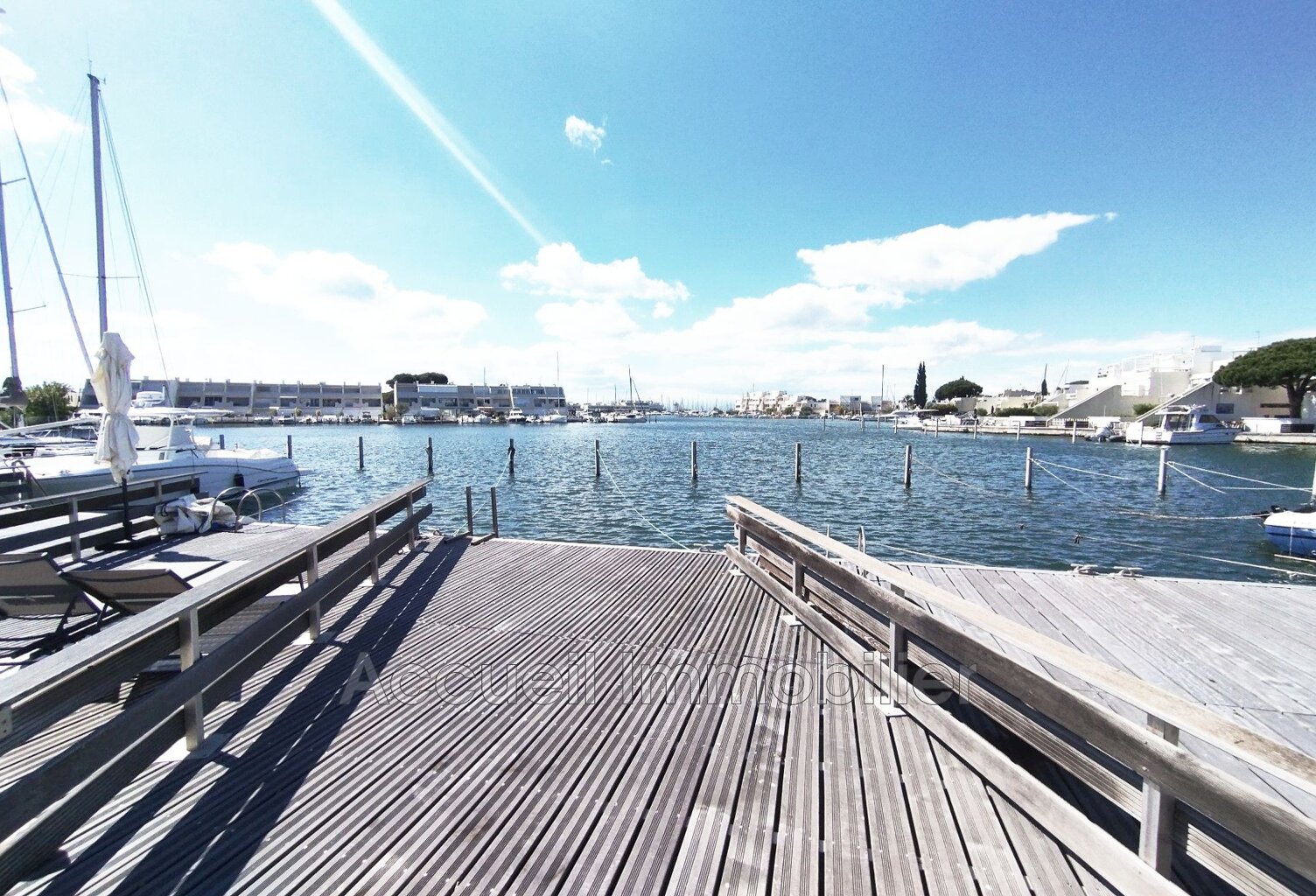Marina P3 rez-de-jardin au calme avec parking attenant.<BR>Très b — photo 1