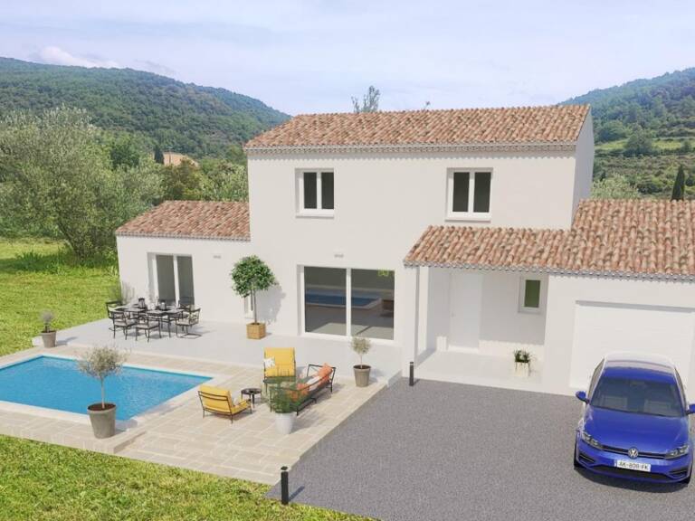 Votre maison de 128 m² à  Valvignères sur un terrain plat de 1200 m², hors lotissement — photo 1