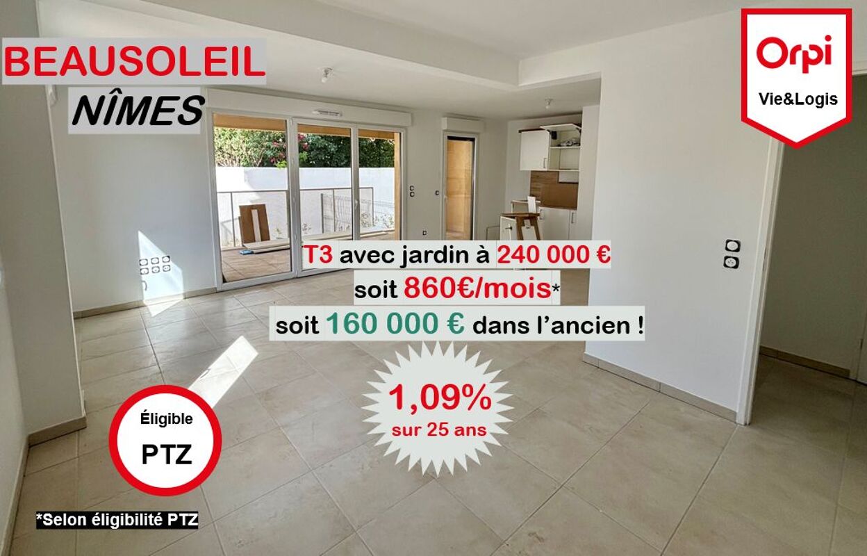 appartement 3 pièces 68 m2 à vendre à Nîmes (30000)