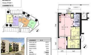 Appartement 3 Pièces 58 m² à vendre à Les Herbiers (85500)