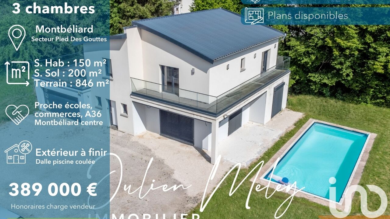 maison 5 pièces 155 m2 à vendre à Montbéliard (25200)