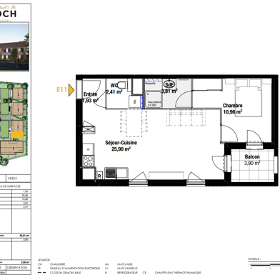 Appartement 2 pièces 210000 €
