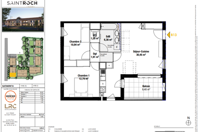 Appartement 3 pièces 270000 €