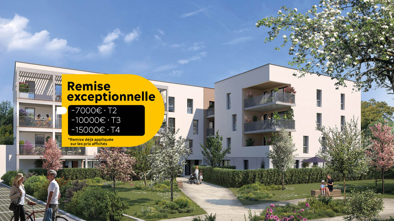 appartement neuf T3, T4, T5 pièces 55 à 95 m2 à vendre à Pau (64000)