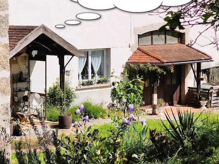 A vendre dans la Creuse maison d'habitation, gîte et jardin. — photo 1