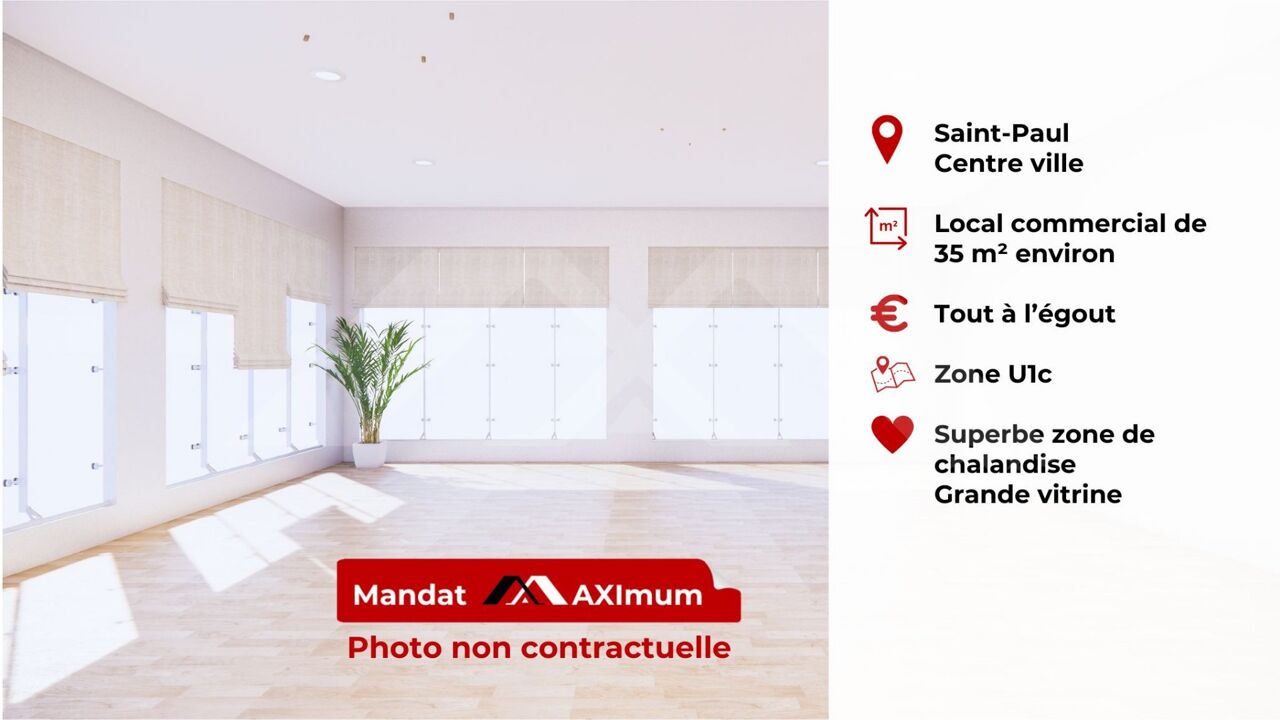 commerce 1 pièces 35 m2 à vendre à Saint-Paul (97434)