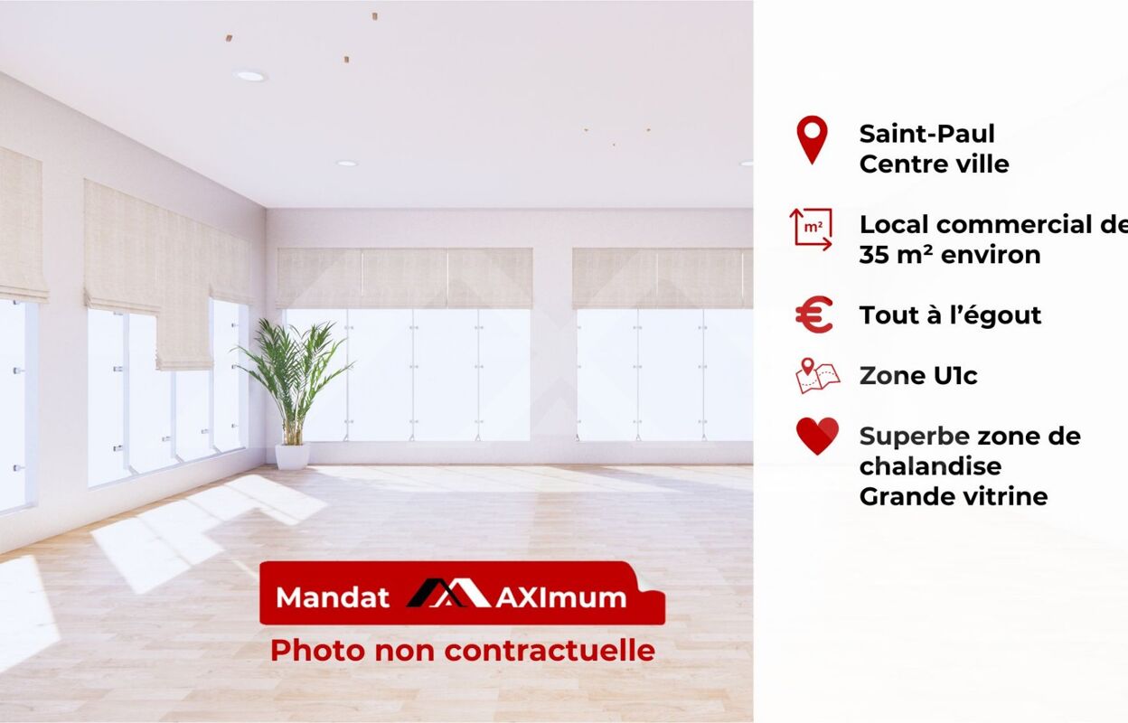 commerce 1 pièces 35 m2 à vendre à Saint-Paul (97434)