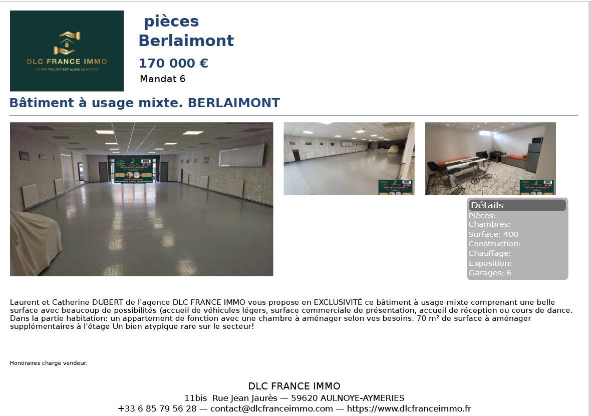 Agence immobilière de DLC FRANCE IMMO
