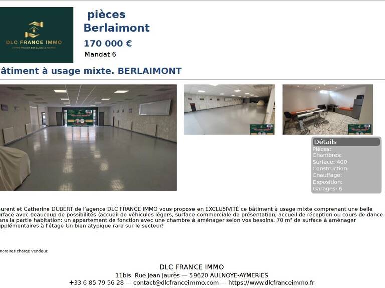 Garage  400 m² — photo 1