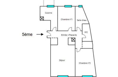 appartement 3 pièces 55 m2 à vendre à Menton (06500)