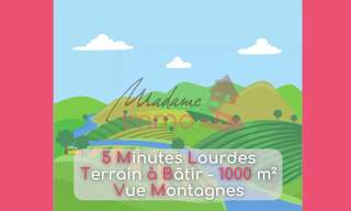 Terrain  1000 m² à vendre à Lourdes (65100)