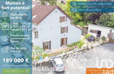 vente maison 189 000 € à proximité de Brognard (25600)