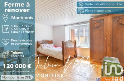 vente maison 120 000 € à proximité de Senargent-Mignafans (70110)