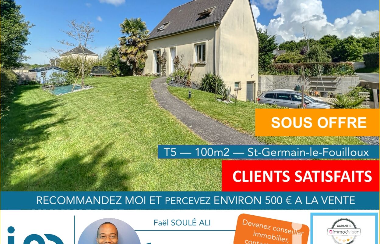 maison 5 pièces 100 m2 à vendre à Changé (53810)