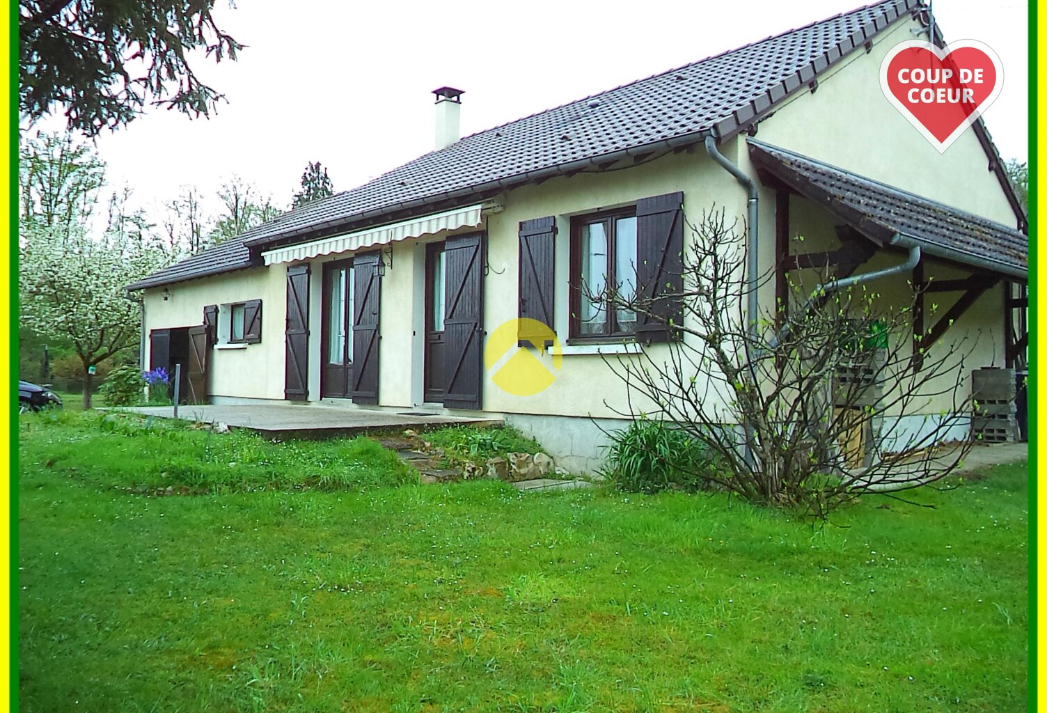 Plain-pied 2 ch.Terrain 1000m² — photo 1