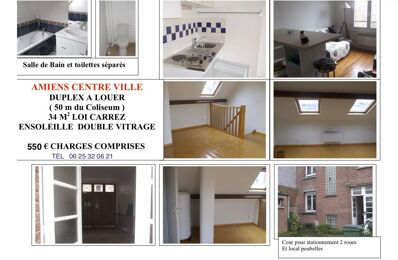 location appartement 590 € CC /mois à proximité de Saint-Gratien (80260)