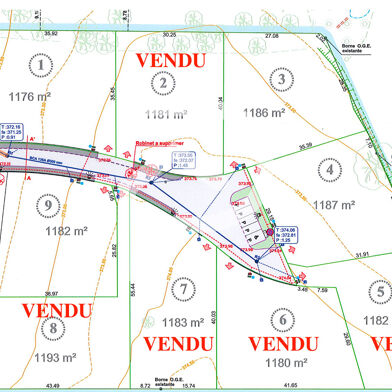 Terrain 1176 m²