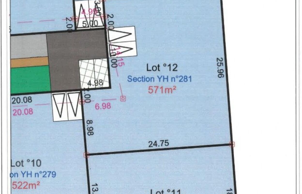 terrain  pièces 571 m2 à vendre à Guénin (56150)