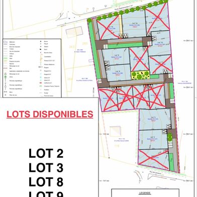 Terrain 754 m²