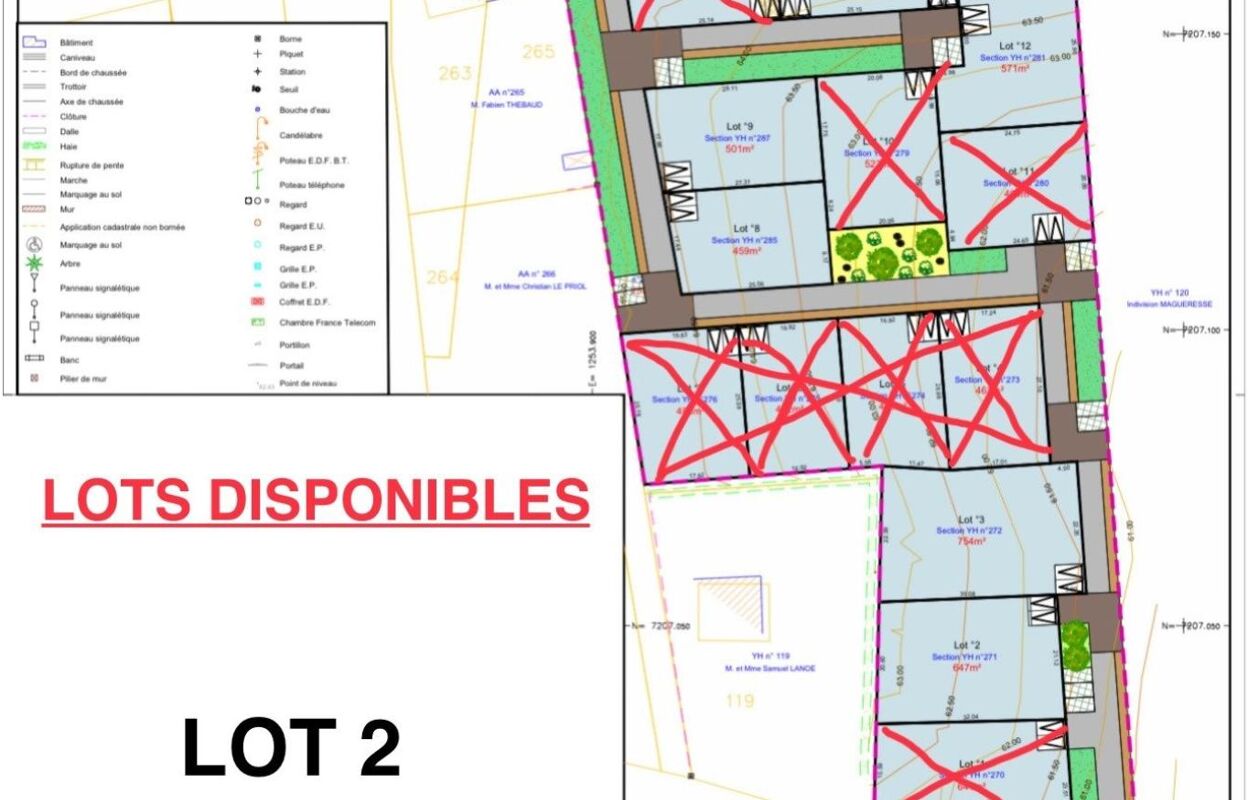 terrain  pièces 754 m2 à vendre à Guénin (56150)