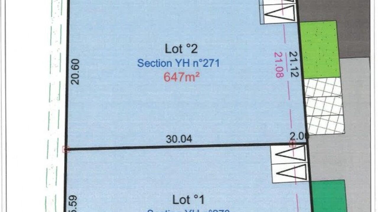 terrain  pièces 647 m2 à vendre à Guénin (56150)