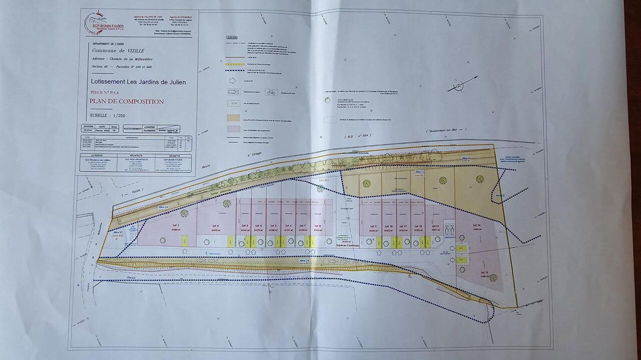 terrain  pièces 833 m2 à vendre à Vizille (38220)