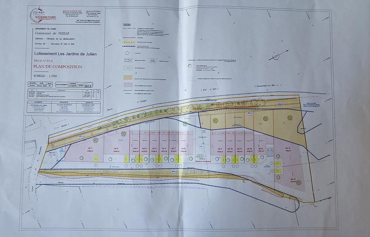 terrain  pièces 833 m2 à vendre à Vizille (38220)