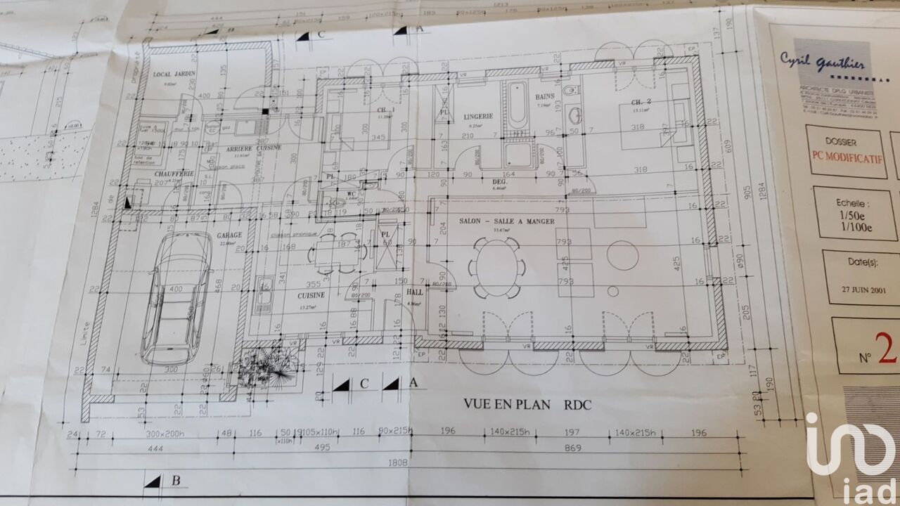 maison 4 pièces 109 m2 à vendre à Sèvremont (85700)