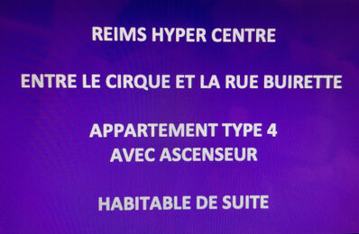 vente appartement 245 000 € à proximité de Champigny (51370)