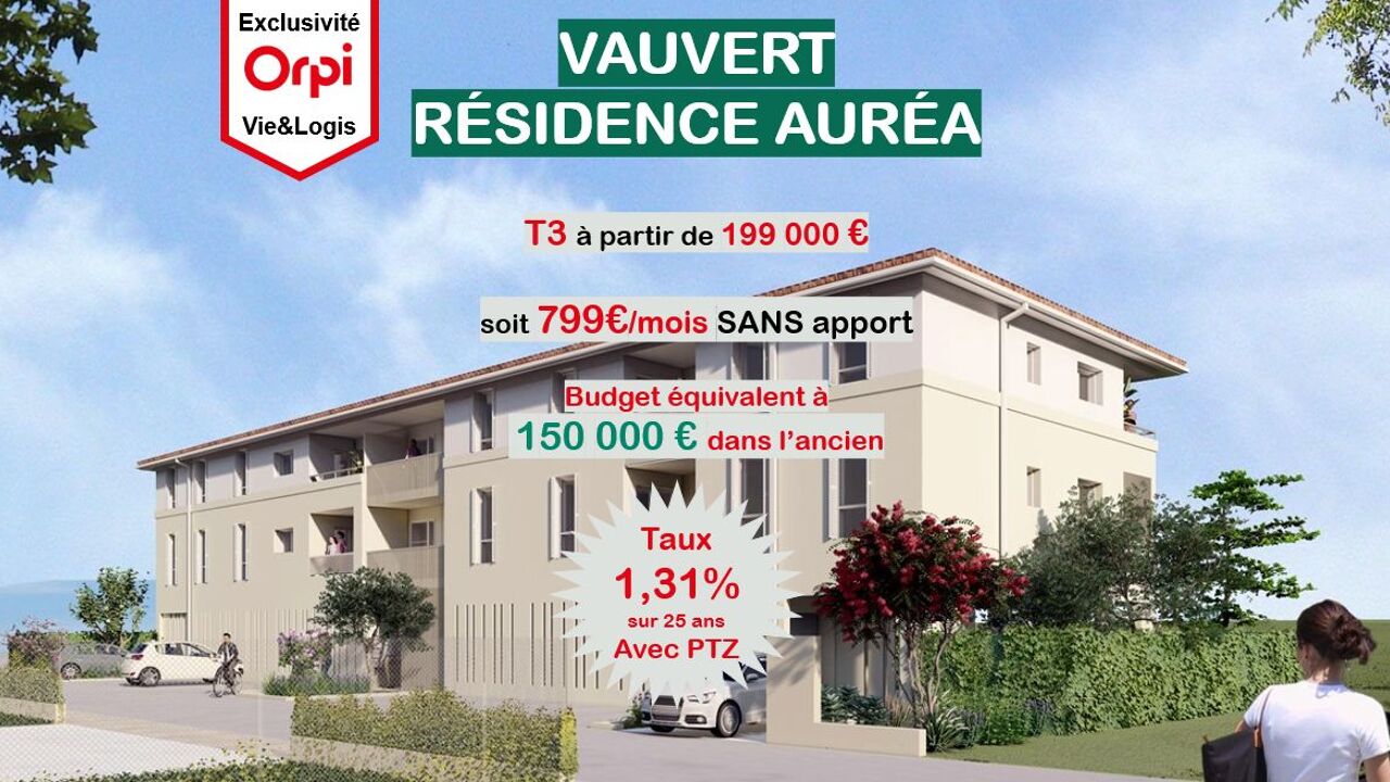 appartement 3 pièces 73 m2 à vendre à Vauvert (30600)