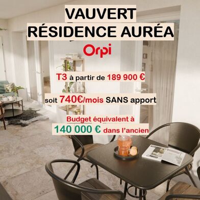 Appartement 3 pièces 64 m²